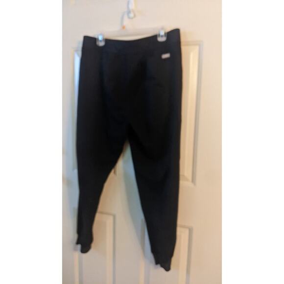 Figs XL Black Drawstring Cargo Pants, Scrubs - Picture 3 of 10